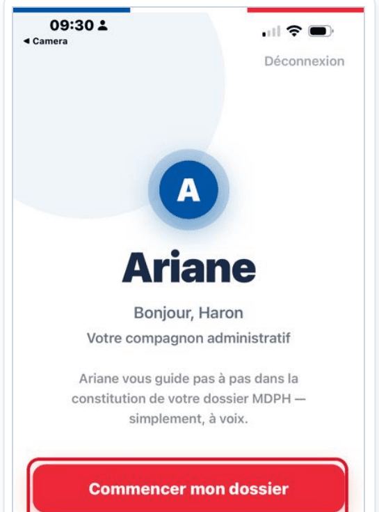 ARIANE — Connexion
