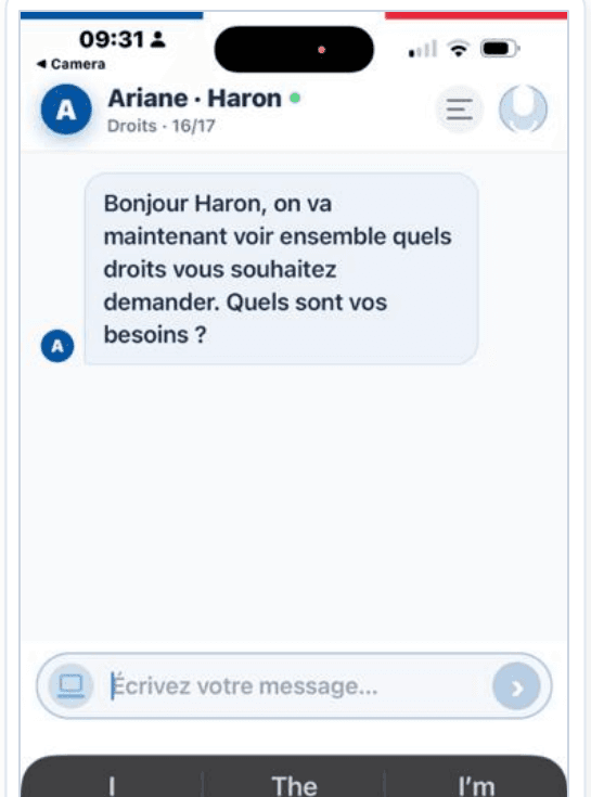 ARIANE — Mode chat
