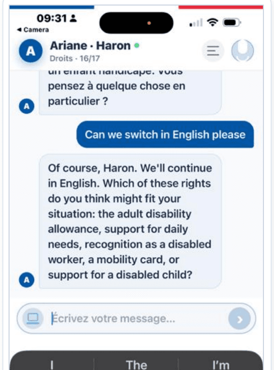ARIANE — Multilingue : anglais
